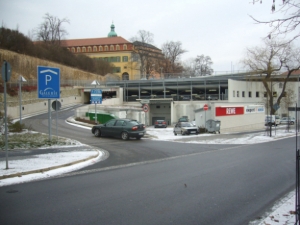 Verkehrserschließung, Leistungsfähigkeit mit Dimensionierung des Parkhauses